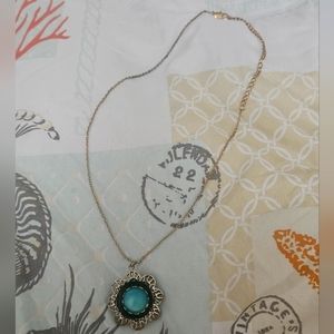 Sunburst Aquamarine necklace